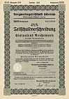 Bergwerksgesellschaft Hibernia, Herne, Anleihe 1000 RM 1939